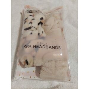 Simply Beautiful 2 Pack Spa Headbands‎ Stretchy Elastic Face Washing